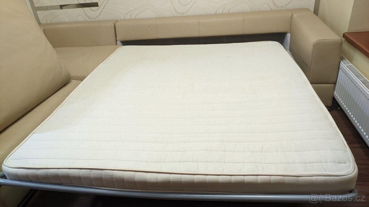 Prodam luxusní koženou rozkladaci pohovku 300100 - 2