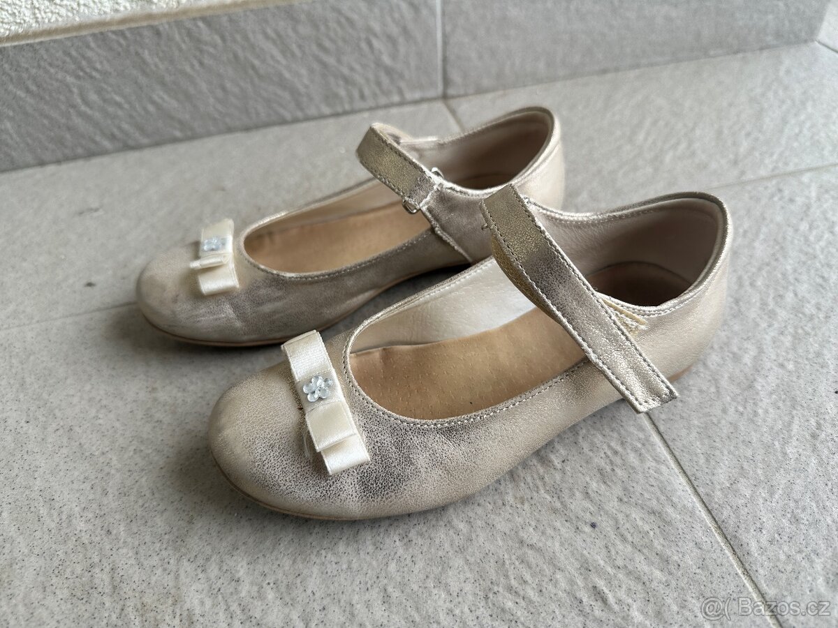 zlaté balerínky vel 30 - 2