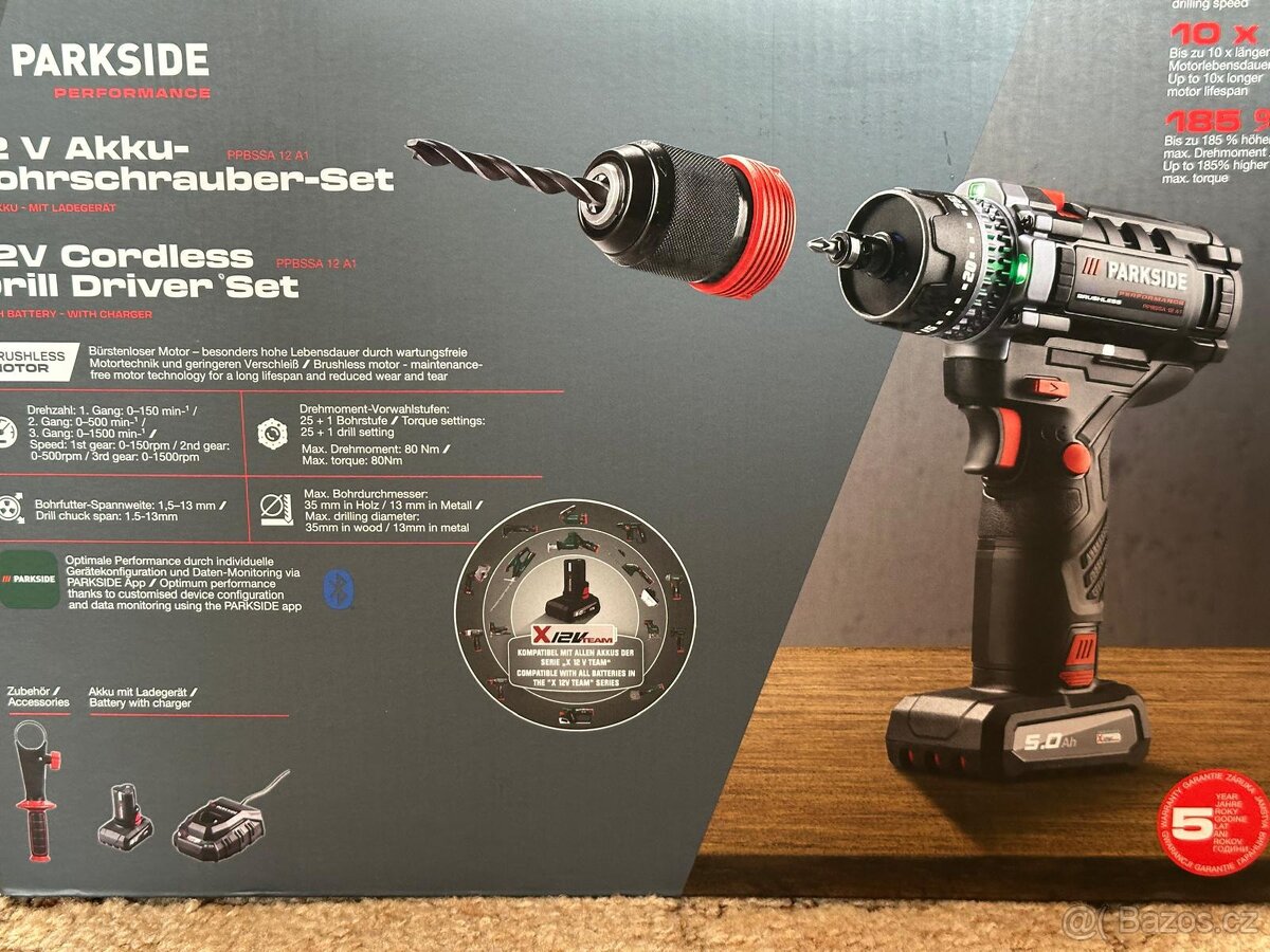 SADA: Aku vrtačka Parkside Performance - 2