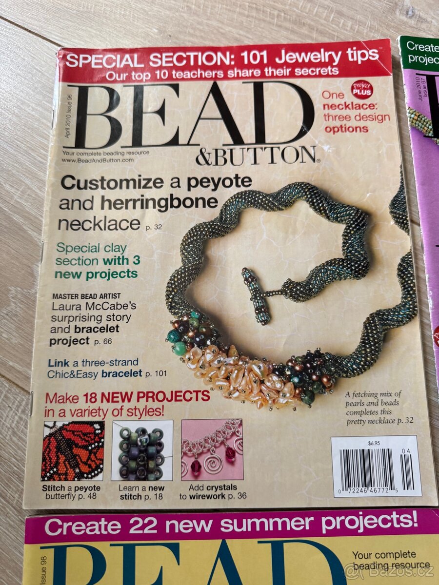 Časopisy o korálcích Bead&Button AJ 2010/2011 - 2