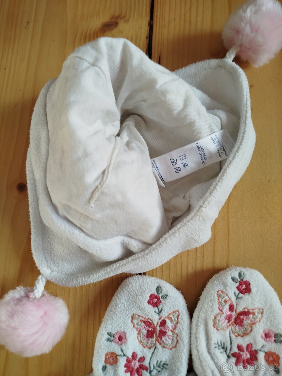 Set čepice a rukavice Next 3-6 měsíců - 2