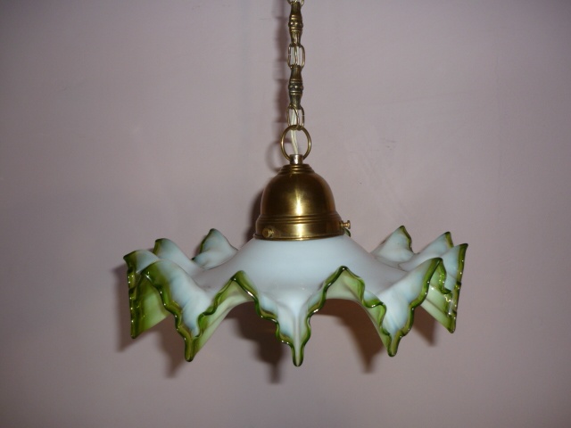 Lustr na mosazném řetězu-2 - 2