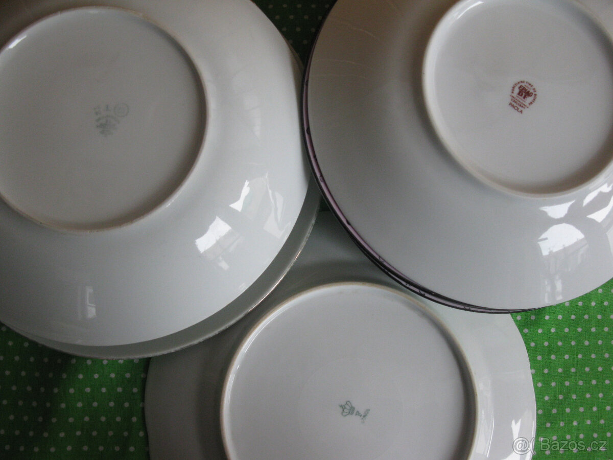retro talíře různé i vánoční ryby,hrnky,sovy - 2