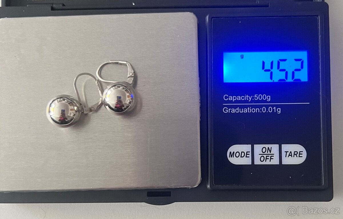 NOVÉ Stříbrné náušnice - 2