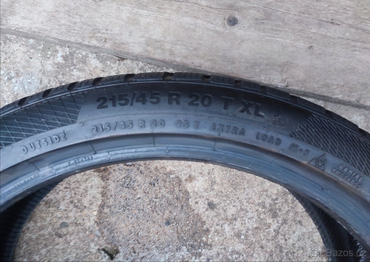 215/45/20 95T 2X ZIMNÍ CONTINENTAL DOT 3520 - 2