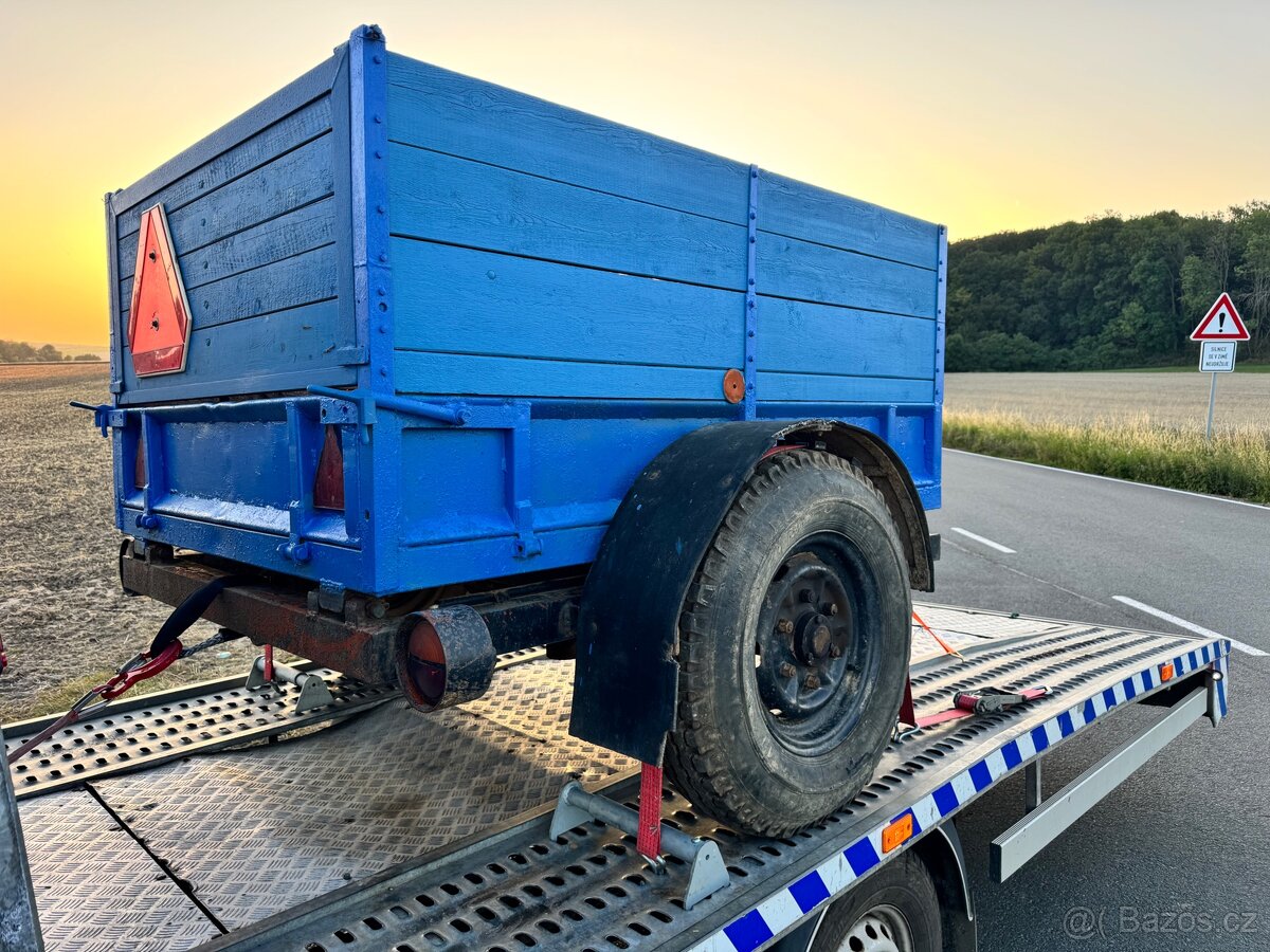 Vozík sklopný, vlečka, připvěs. Možnost dopravy - 2