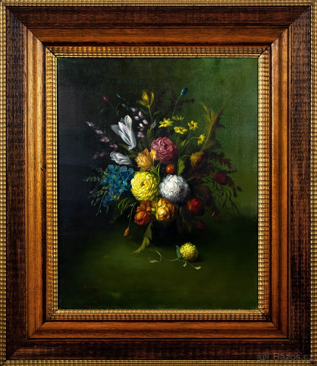 Květena. , N.Sherif, olej na plátně, 720 × 630 mm - 2