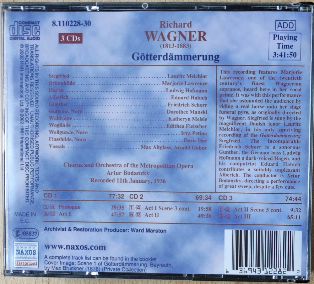 CD Richar Wagner: kompletní náhrávky oper - 2