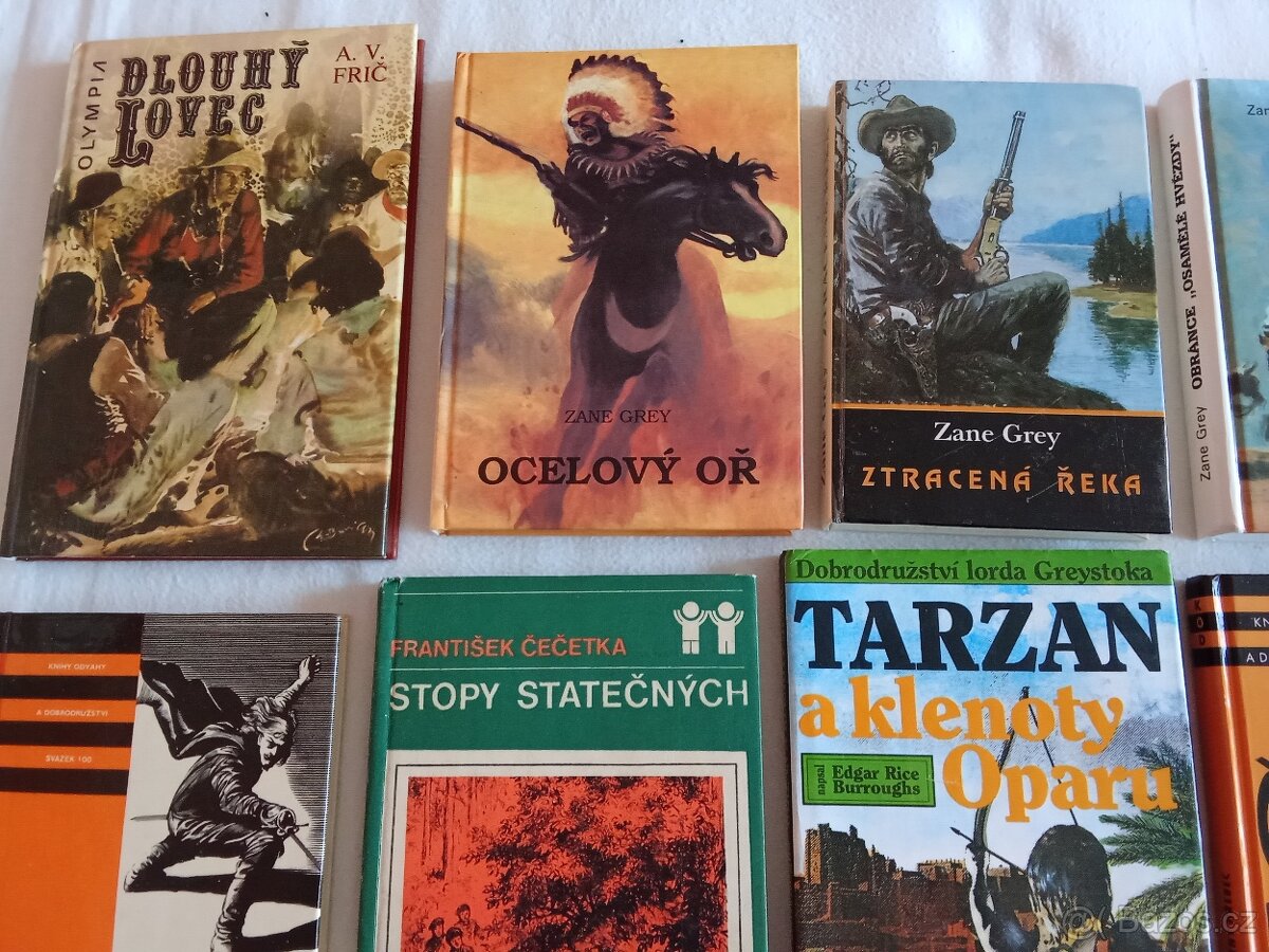 Knihy: ZANE GREY, KAREL MAY, EDUARD ŠTORCH.... - 2