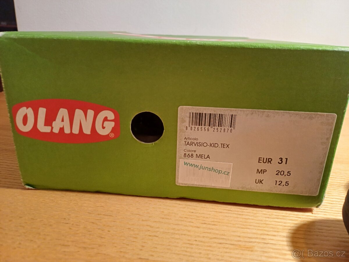 Dětské celokožené trekové boty 31 (20,5cm) 1.maj - 2