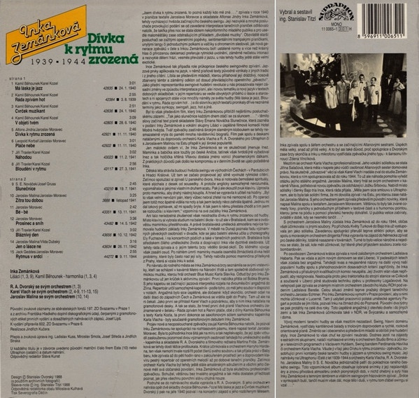 Inka Zemánková – Dívka K Rytmu Zrozená (1939▪1944) (LP) - 2