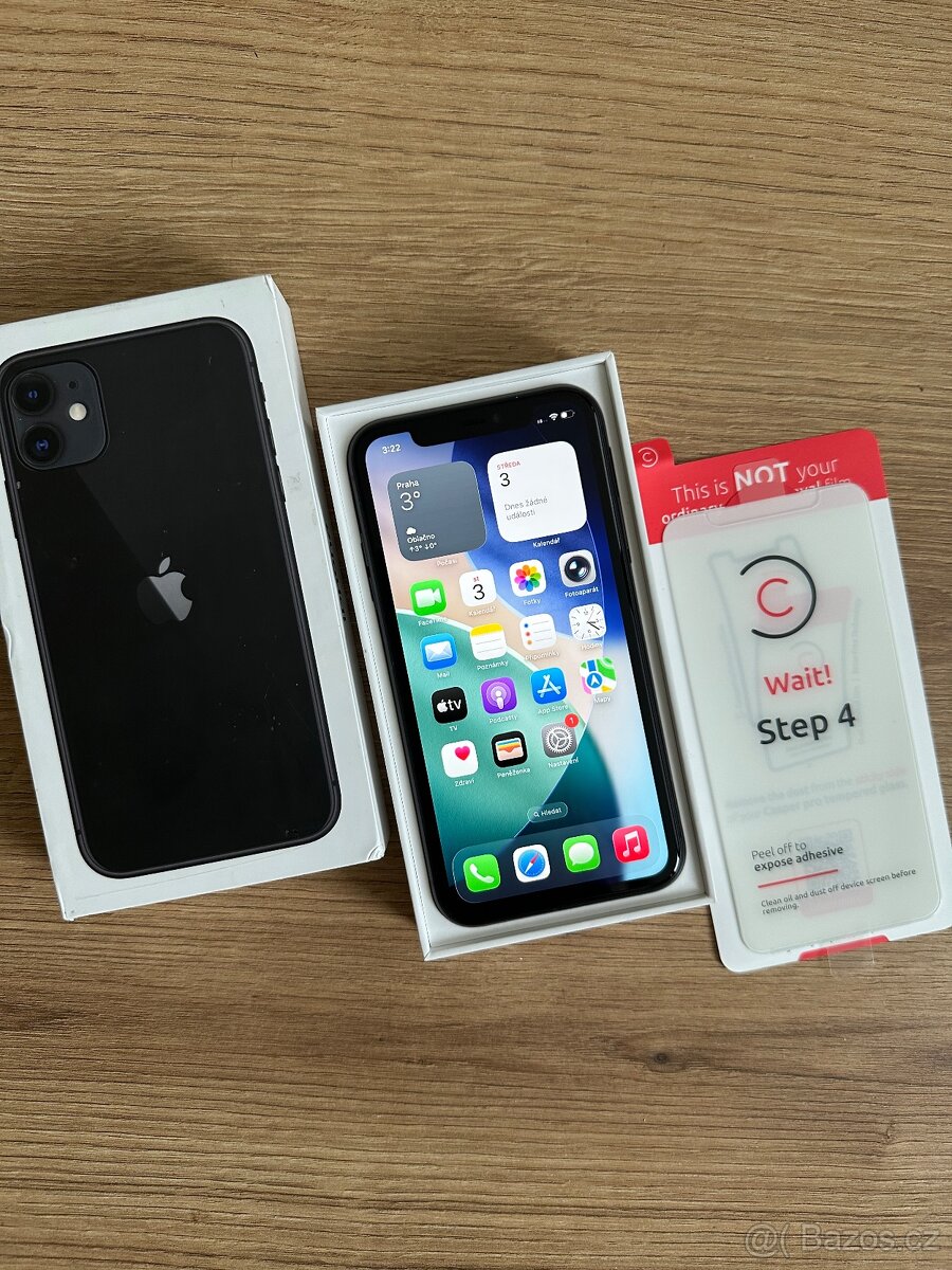 Apple iPhone 11 64GB Stav: A Baterie: 100% - 2
