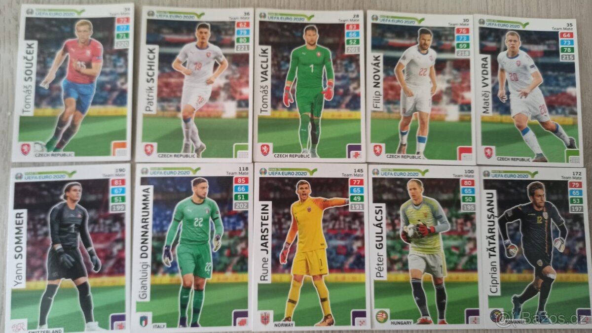Fotbalové kartičky UEFA EURO 2020+Album ZDARMA - 2