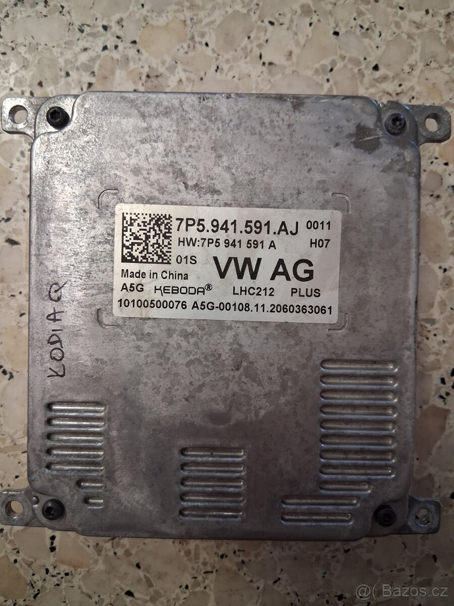 Jednotka světel led xenon škoda, vw ,audi ,seat , - 2