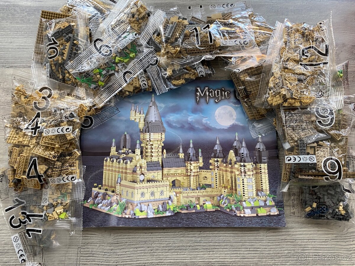 NOVÉ Harry Potter - Bradavice - 3000ks kostek - 2