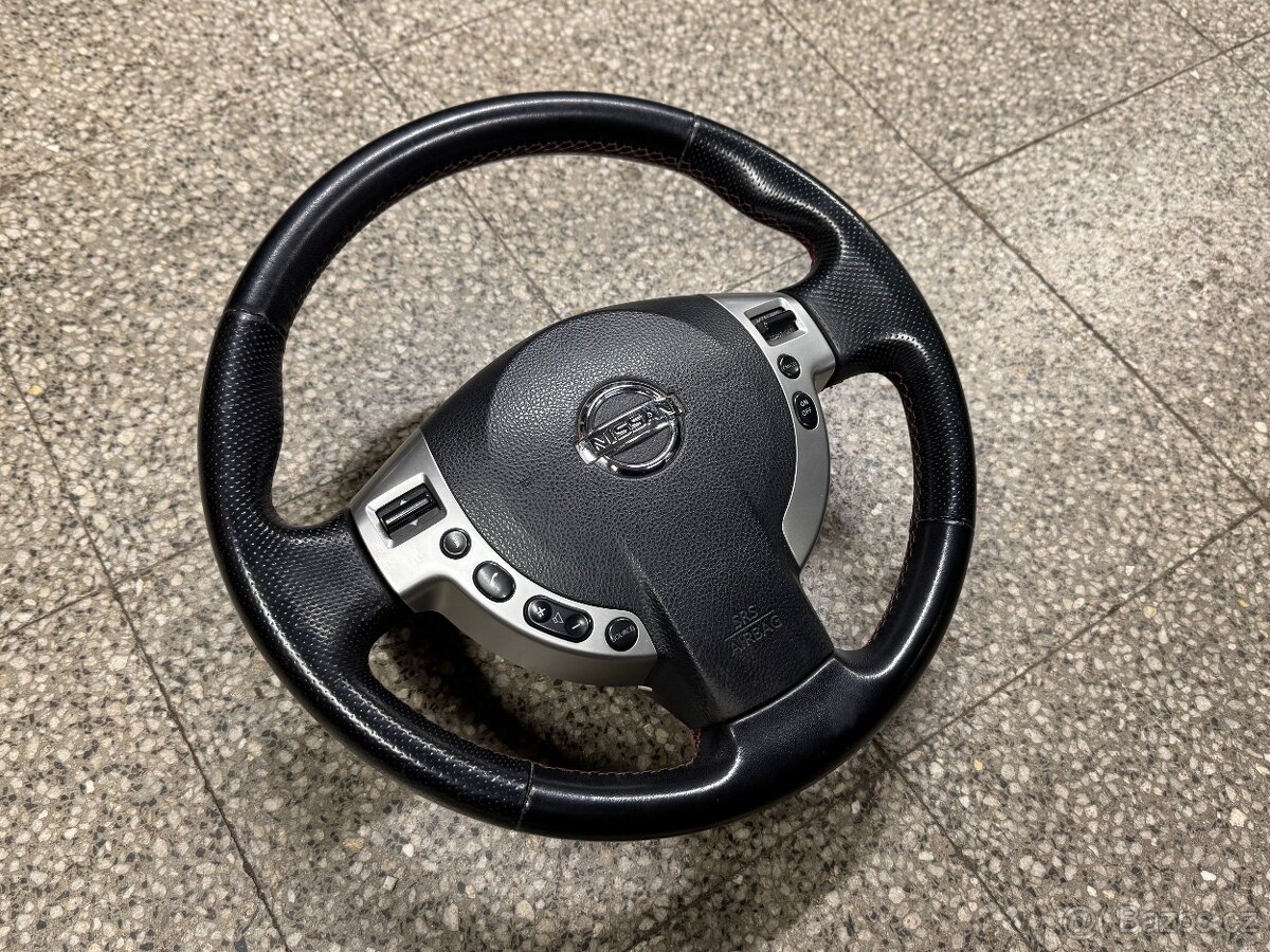 Kožený volant Nissan Qashqai J10 / NV200 / díly - 2