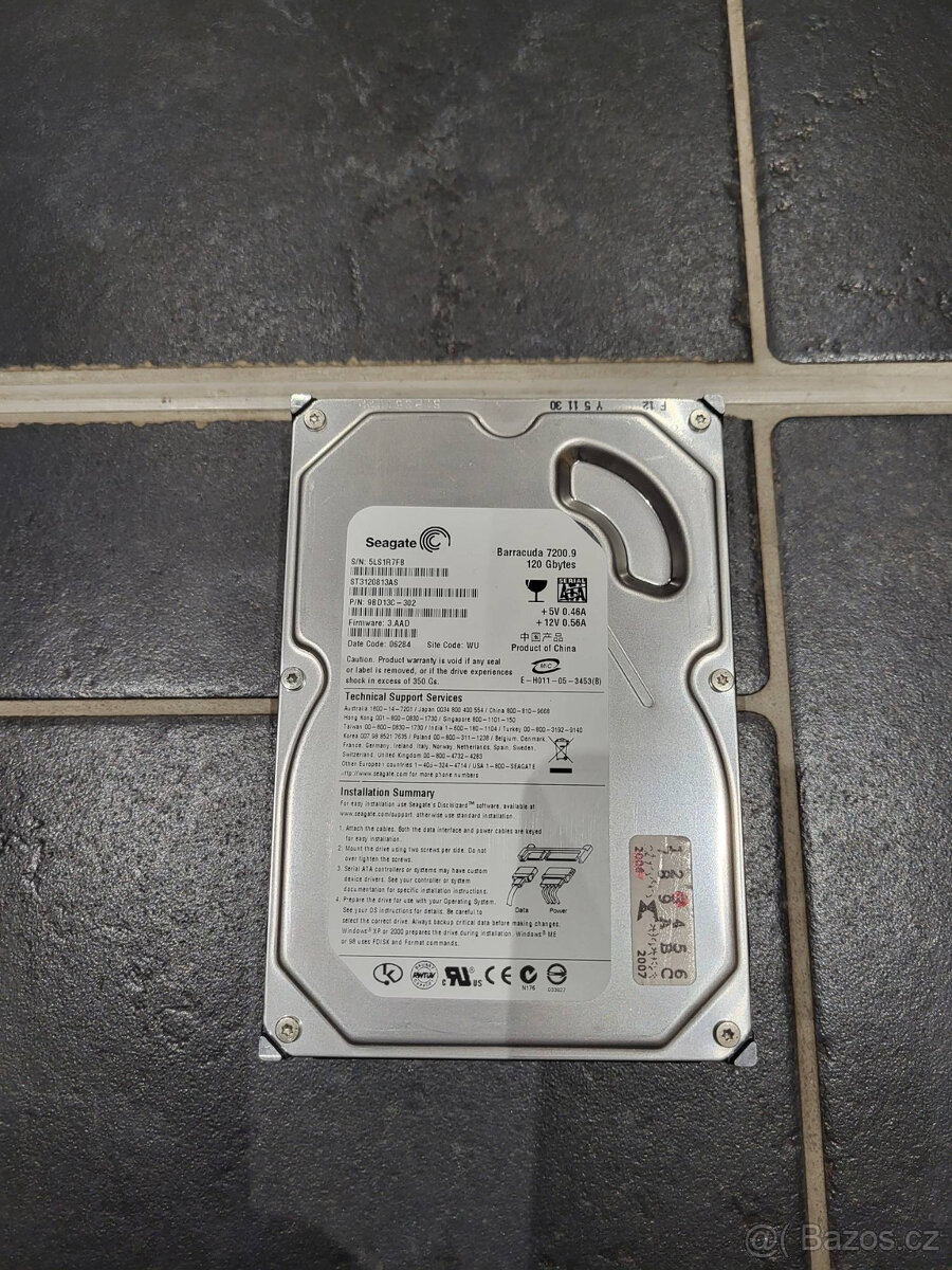 Hard disky SATA 120GB, 160GB - 2