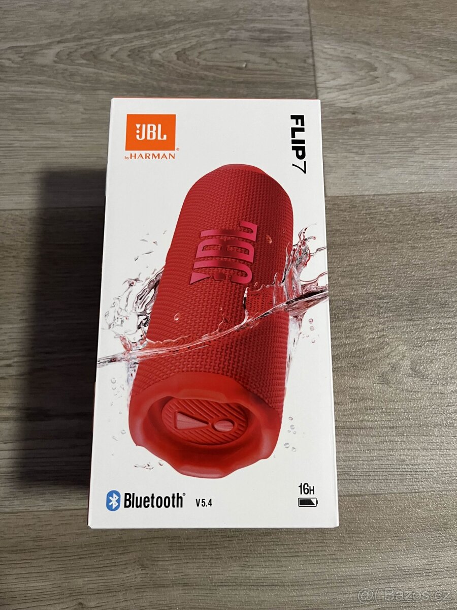 Reproduktor JBL Flip 7 - červený - 2
