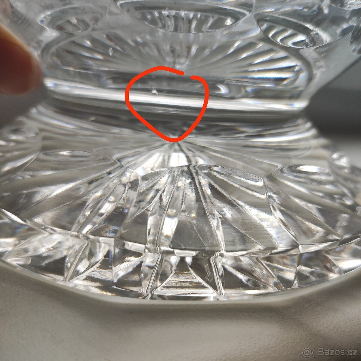 velká broušená váza - 2