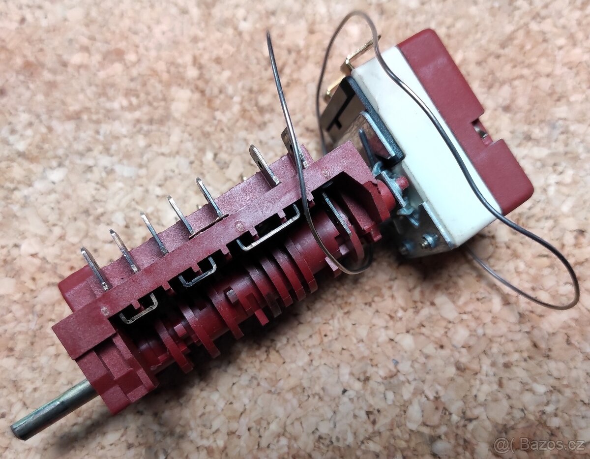 Spínač trouby Mora se spodním i horní spirálou+termostat - 2