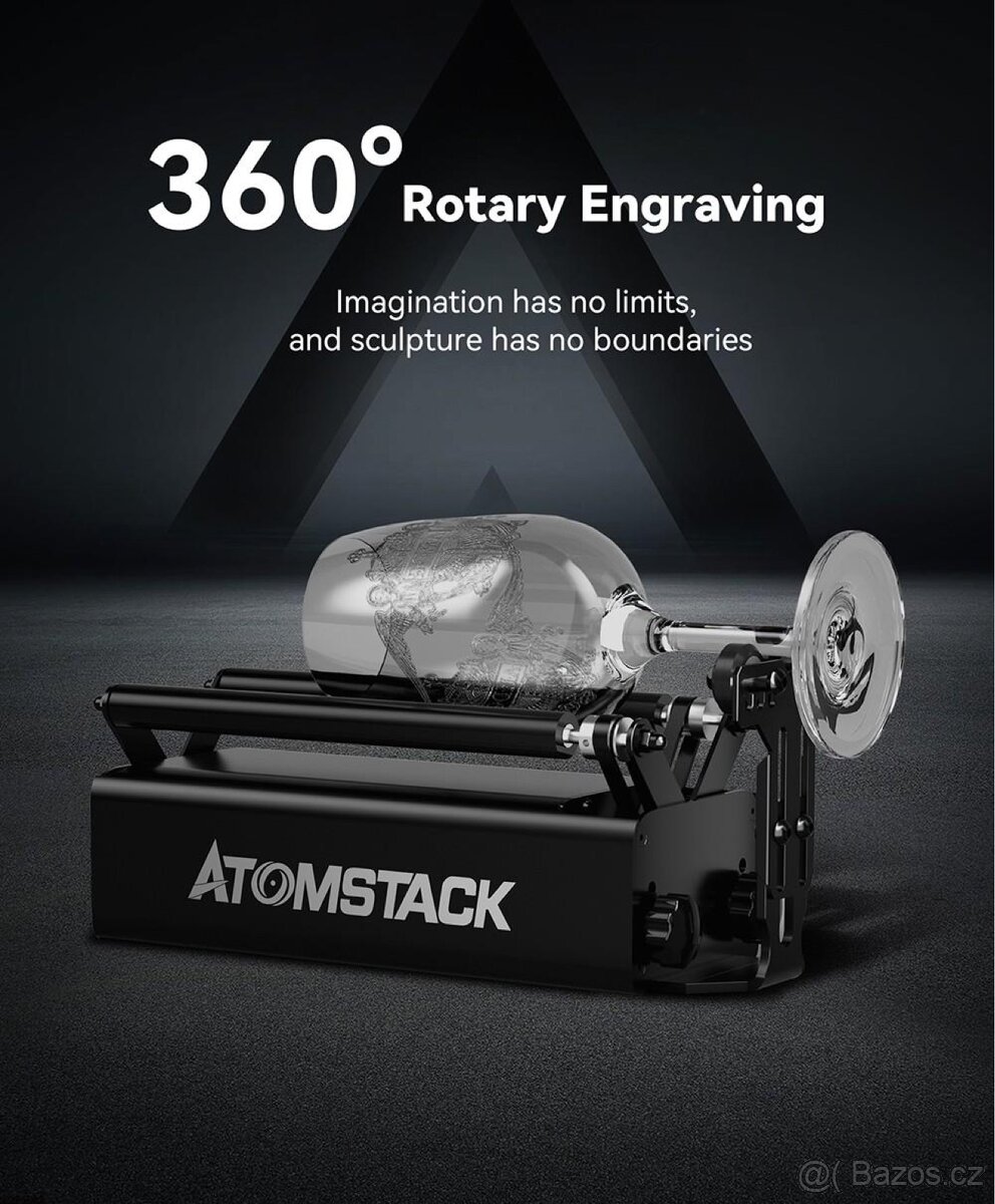 Rotační válec pro laserovou gravírku ATOMSTACK R3 Pro - 2