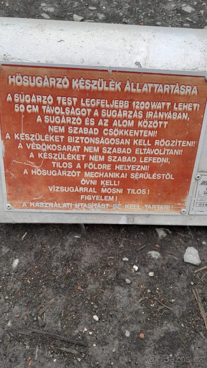 Elektrický ohřívač pro drůbež/kuřata - 2