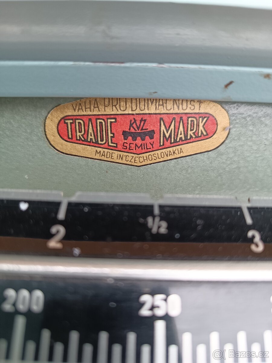 Stará kuchyňská váha " KVZ SEMILY" 1961 - 2