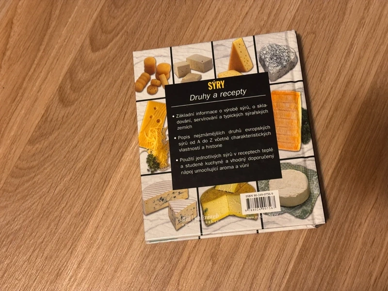 Kniha Sýry Druhy a recepty - 2