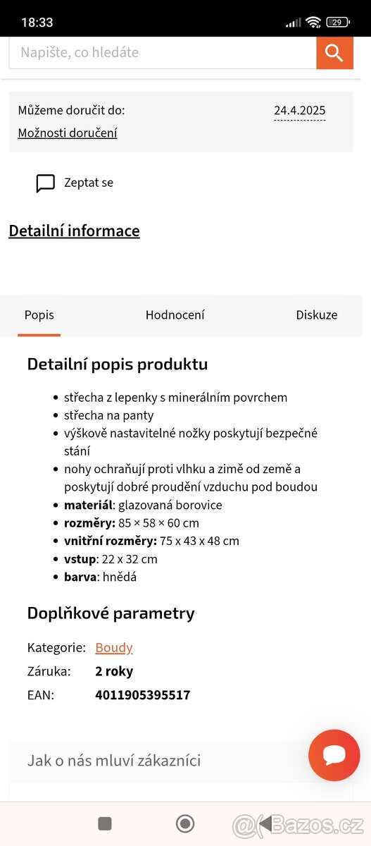 Bouda pro psa - 2
