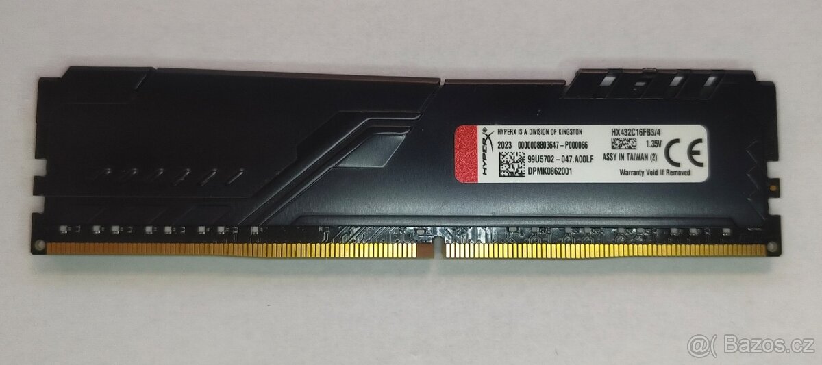 HyperX Fury DDR4 4GB 3200MHz - 2
