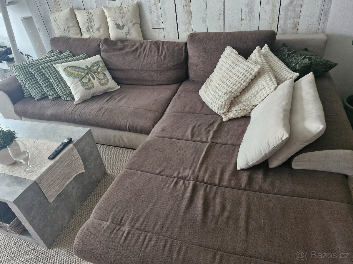 Pohodlná velká sedací souprava Sconto - 2