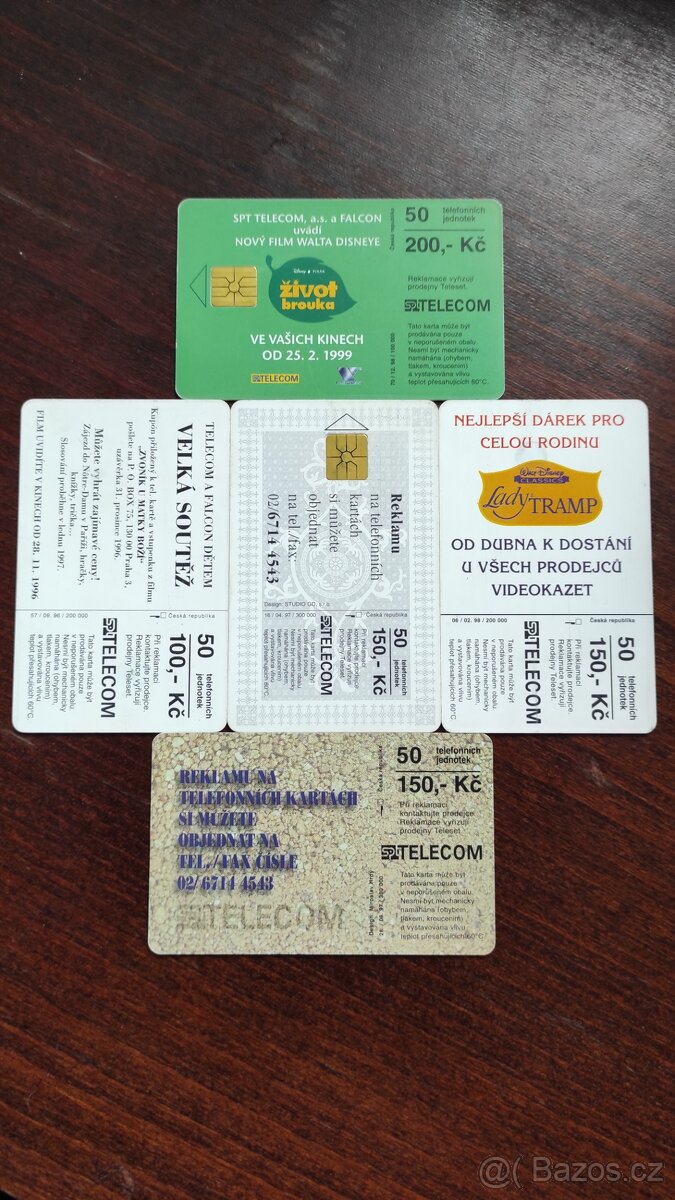 Telefonní karty SPT TELECOM (96-98) - 2