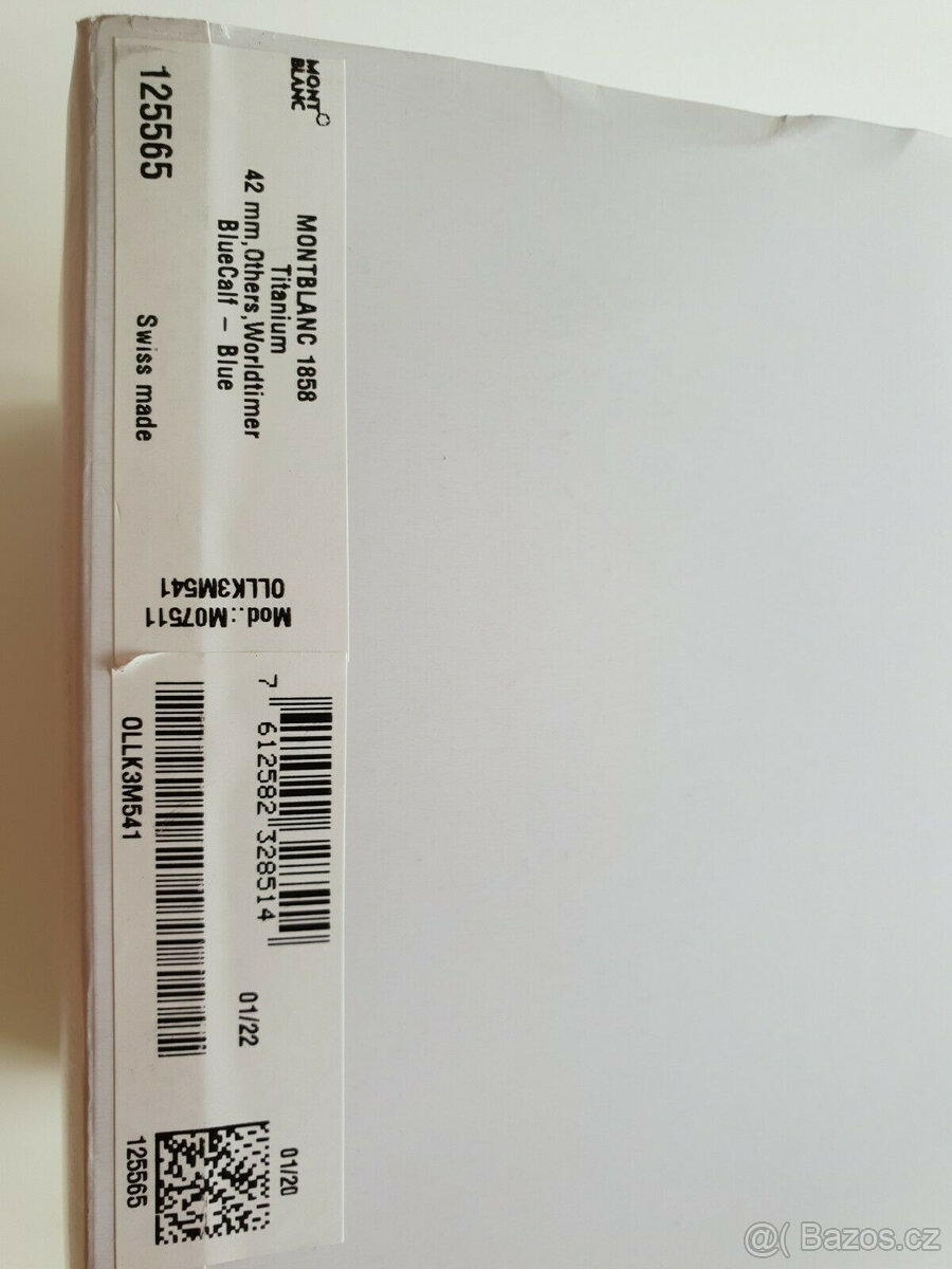 Montblanc 1858 Geosphere, nové, nenošené, veškeré papíry, kr - 2