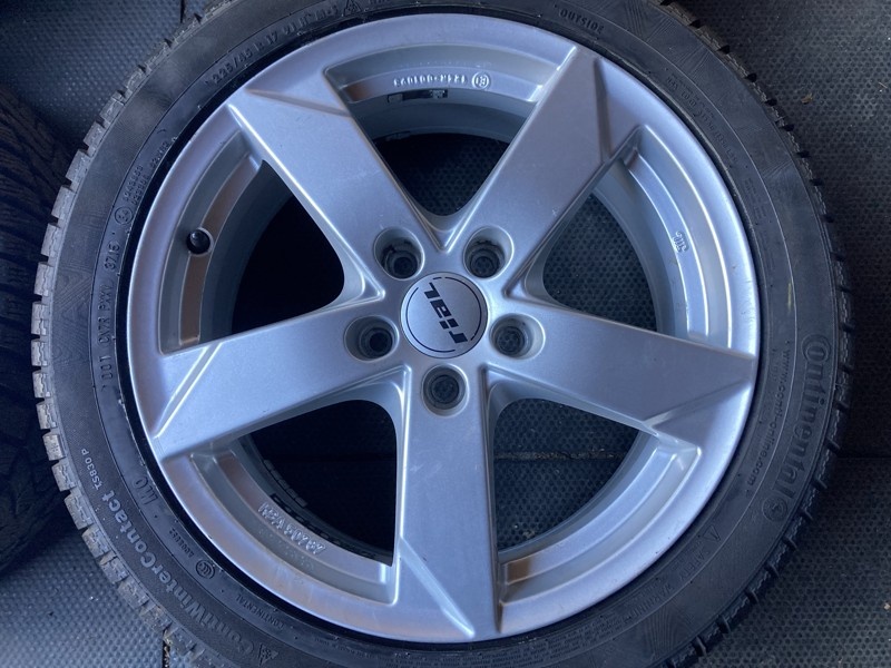 Alu kola ŠKODA OCTAVIA III - RIAL 17" 5x112 zimni 225/45R17 - 2
