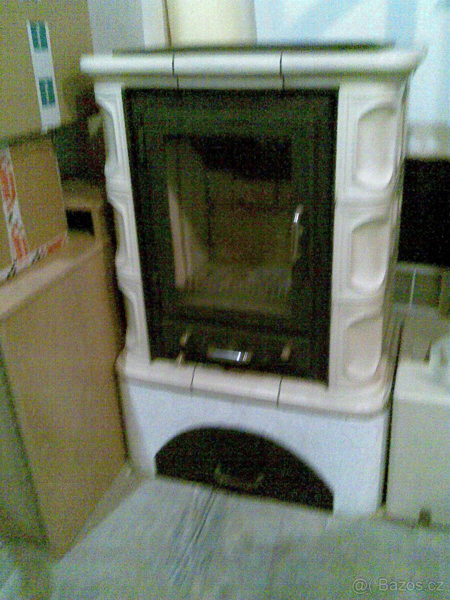 Keramické krbové kamna s výměníkem - 2