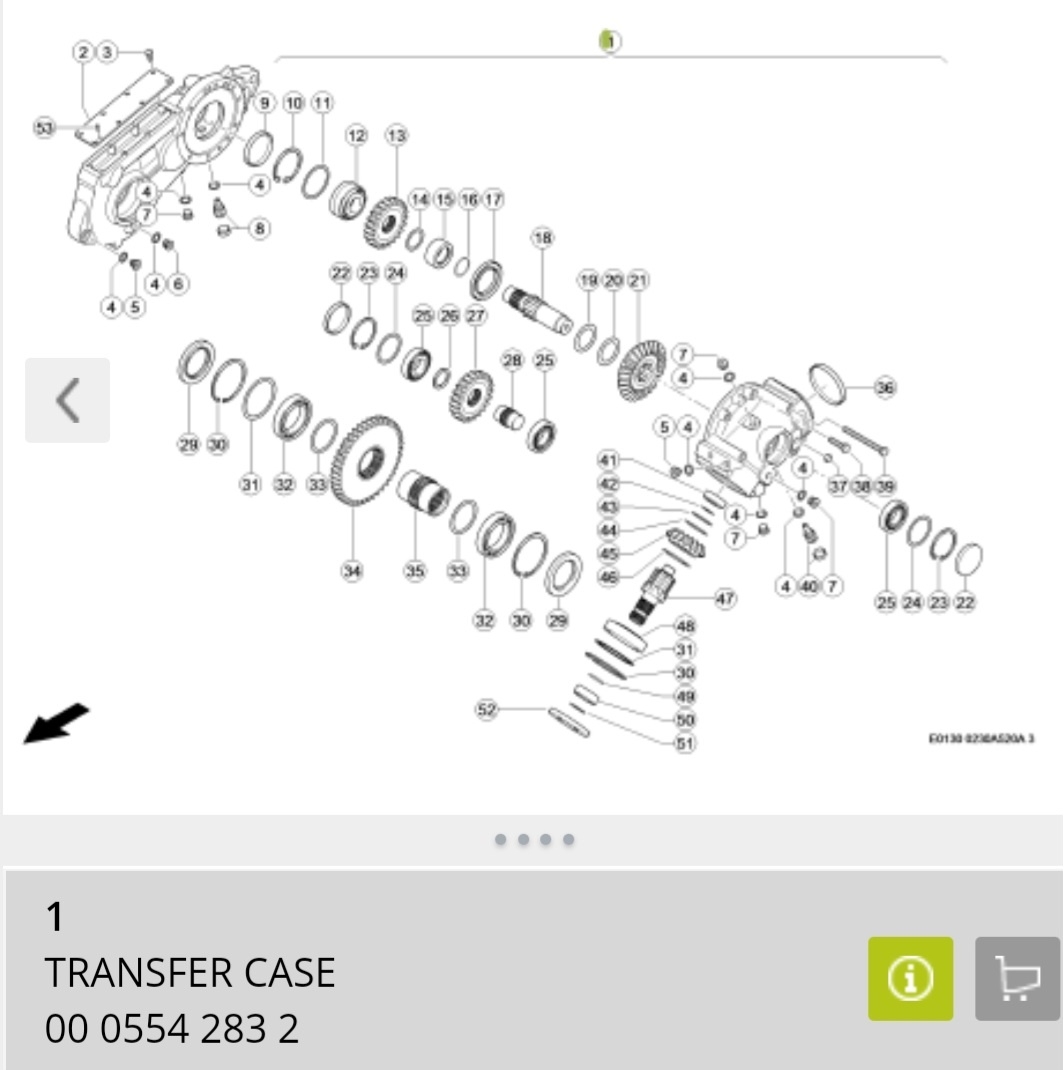Claas prevodovky - 2