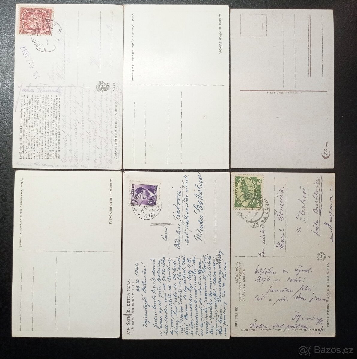 Pohlednice MF Hrady, Zámky ČR Kolorované - 2