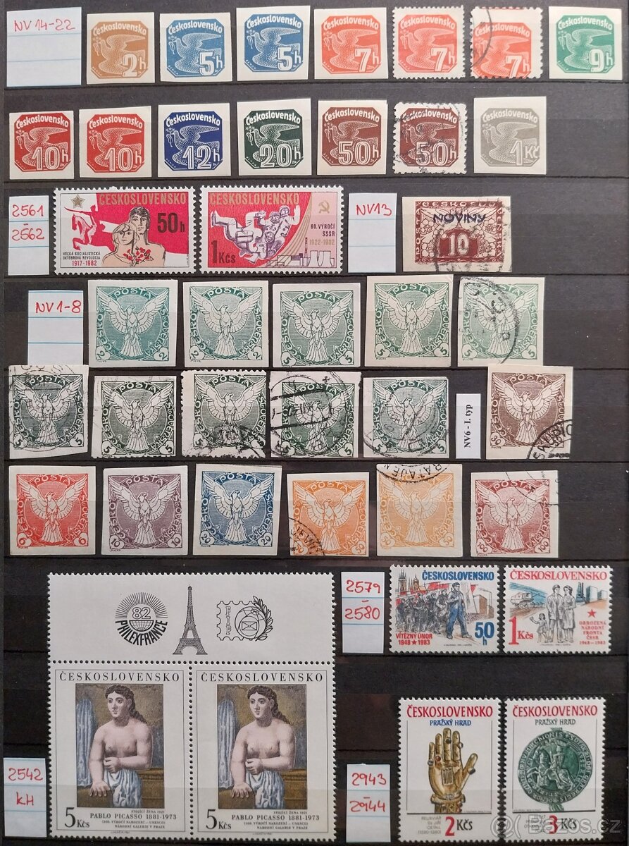 Známky ČSR – 1 - 2