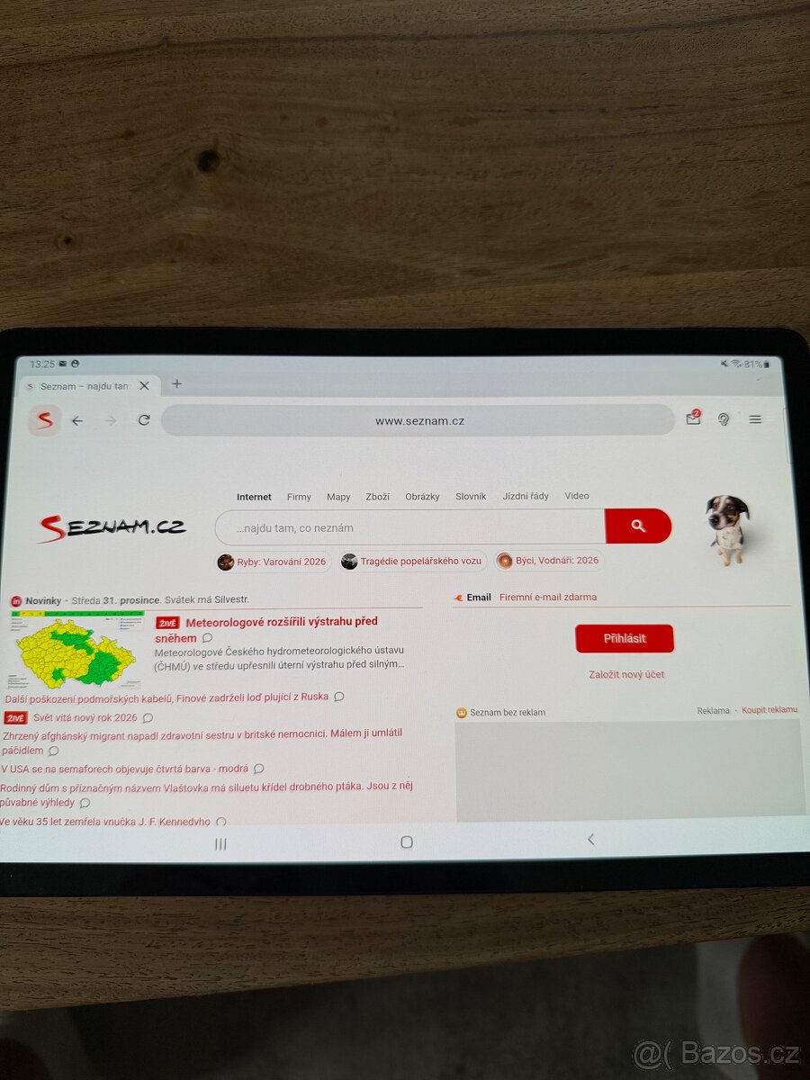 Prodám tablet Samsung galaxy tab s5e - 2