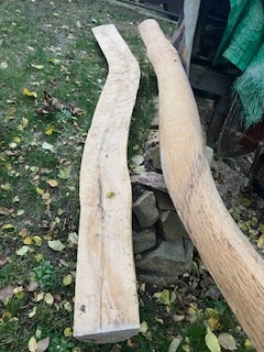 Jasanové dřevo na klouzačku - 2