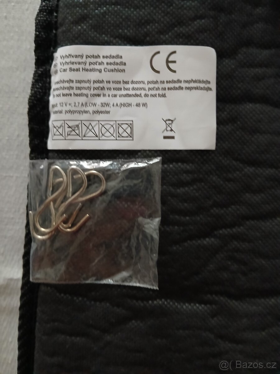 Vyhřívaný sedák na sedadlo auta - 2