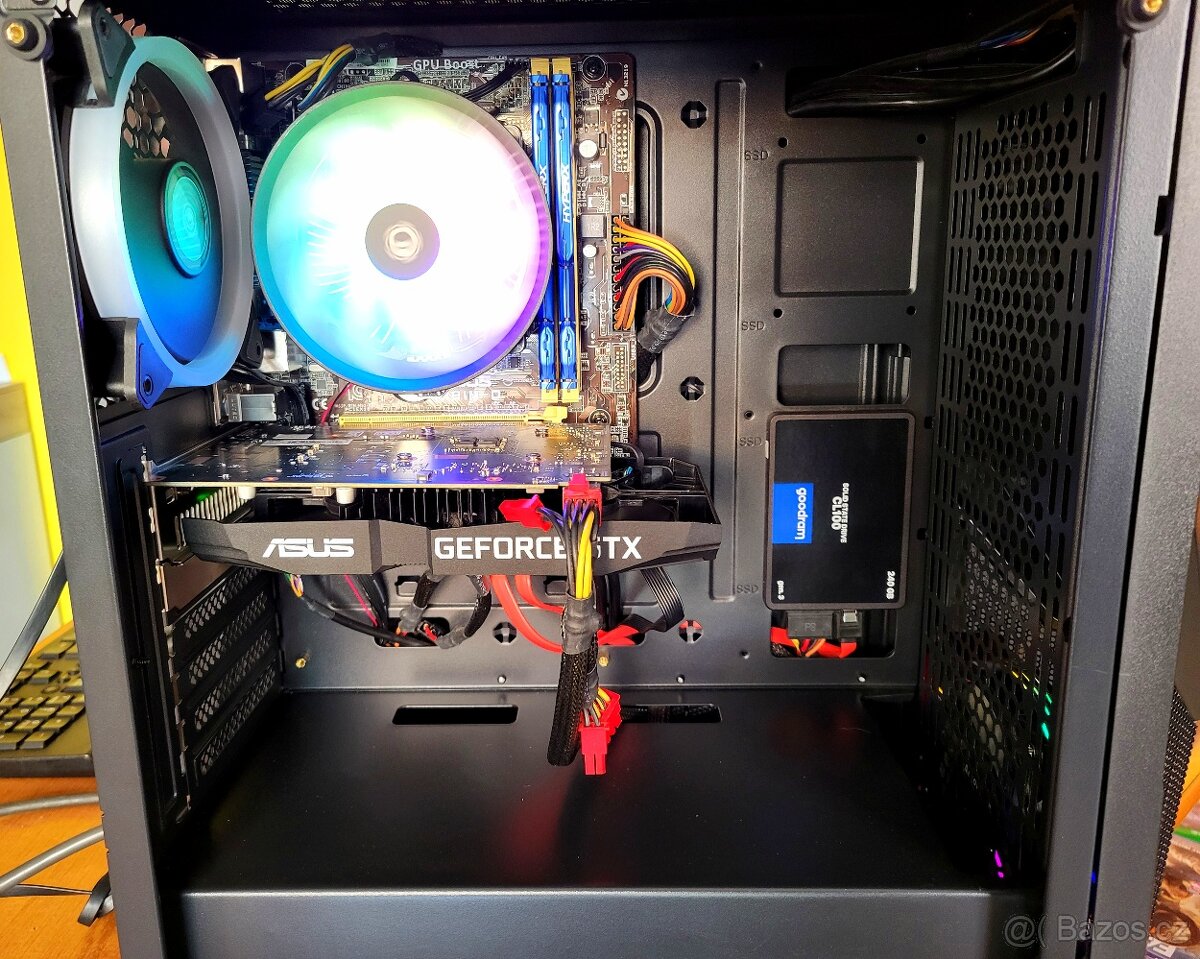 HERNÍ PC- CORE i5-4590/16GB/240GB SSD+2TB/GTX 1650 - 2