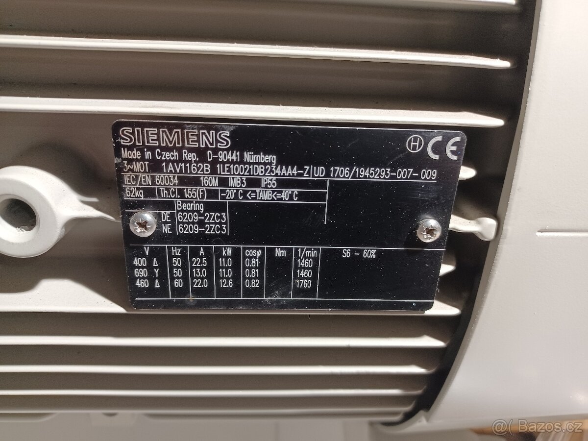 Elektromotor Siemens 11kW - 2