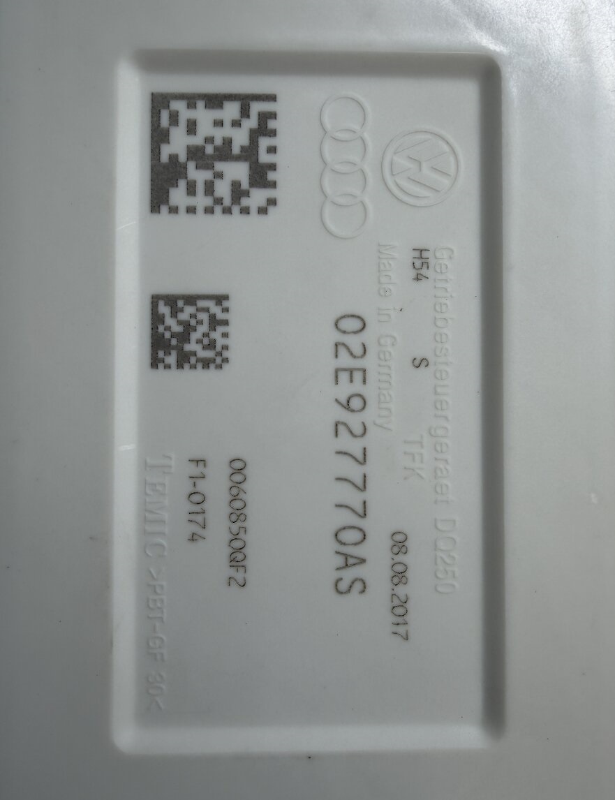 MECHATRONIKA DQ250 - 02E927770AS - 2
