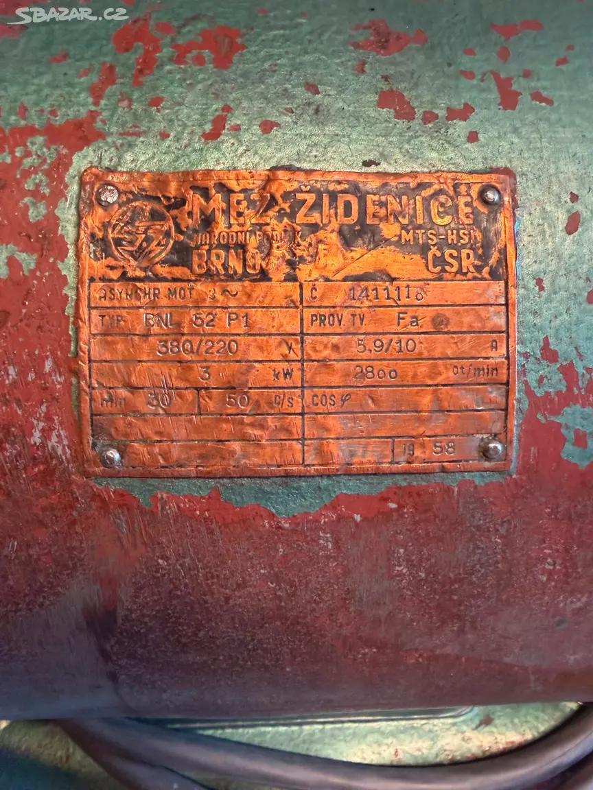 Dvoukotoučová bruska malá 380v - 2