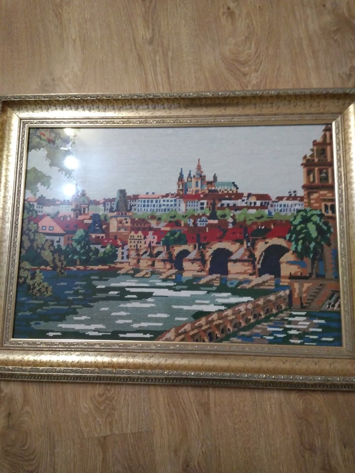 Ručně vyšívaný obraz - 2