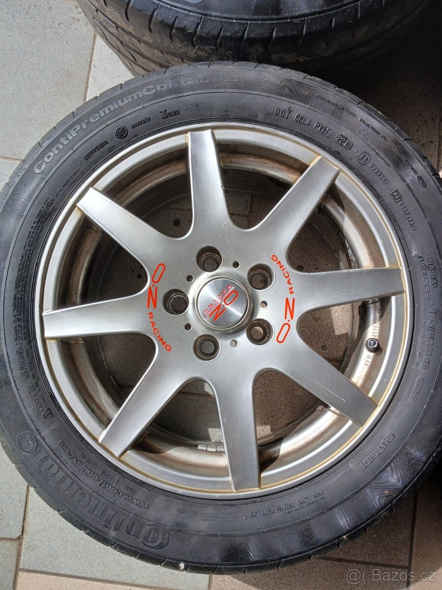Prodám disky r16 112x5 s pneu 195/60 r16 - 2