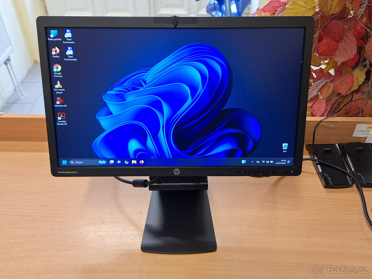 Monitor HP Elite Display E221c 21.5", Full HD, repro+mic - 2