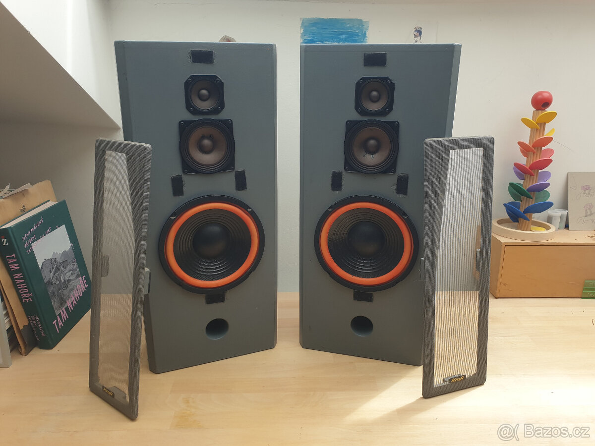 Třípásmové regálové reproduktory Krofi - 2