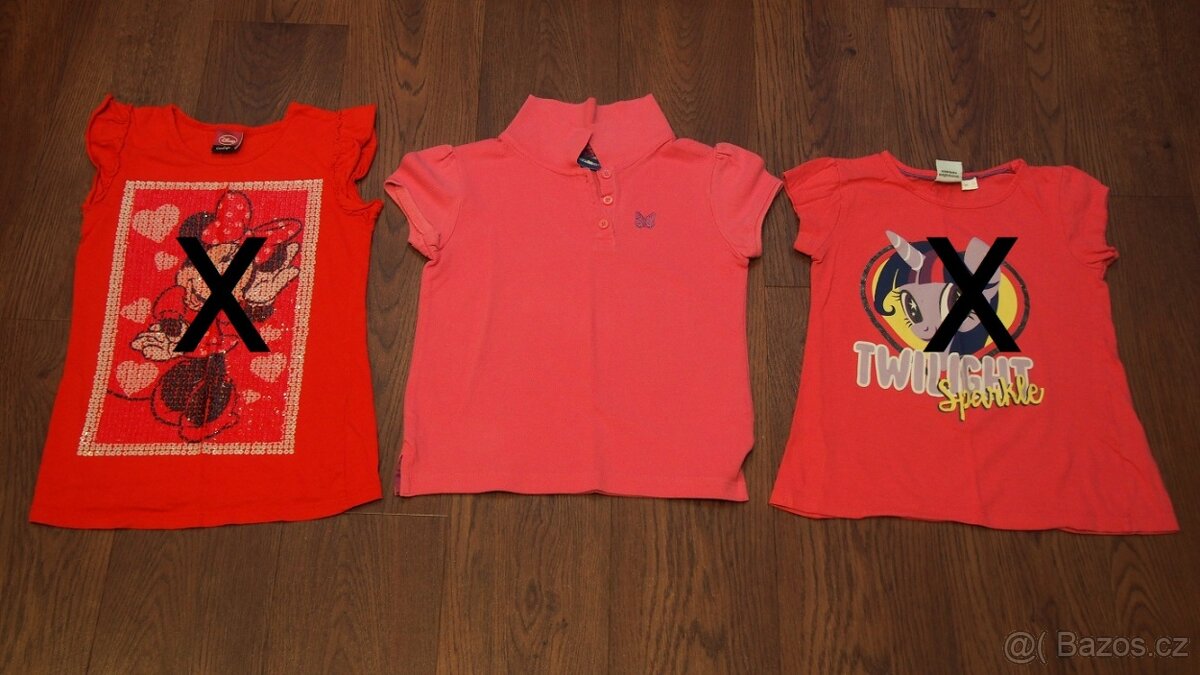 4x triko s krátkým rukávem vel.116 - 2